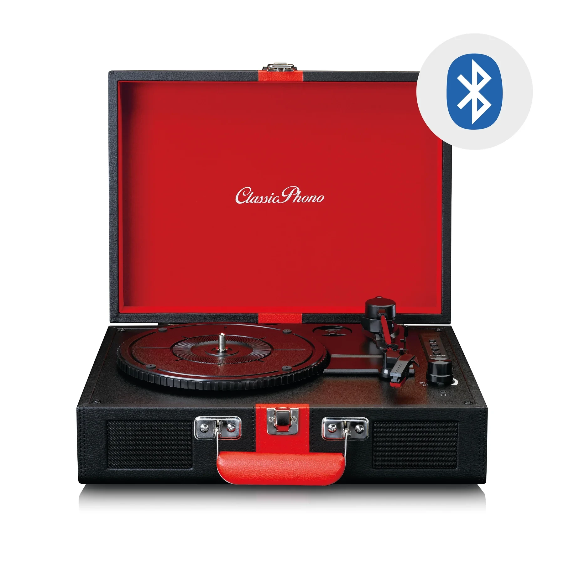 Klasični retro gramofon LENCO TT-110BKRD ima moderne funkcije