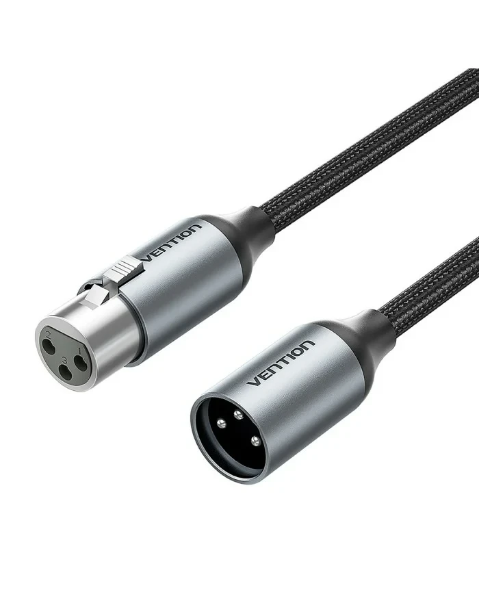 Mikrofonski XLR 3PIN kabal VENTION BKHHJ 5m