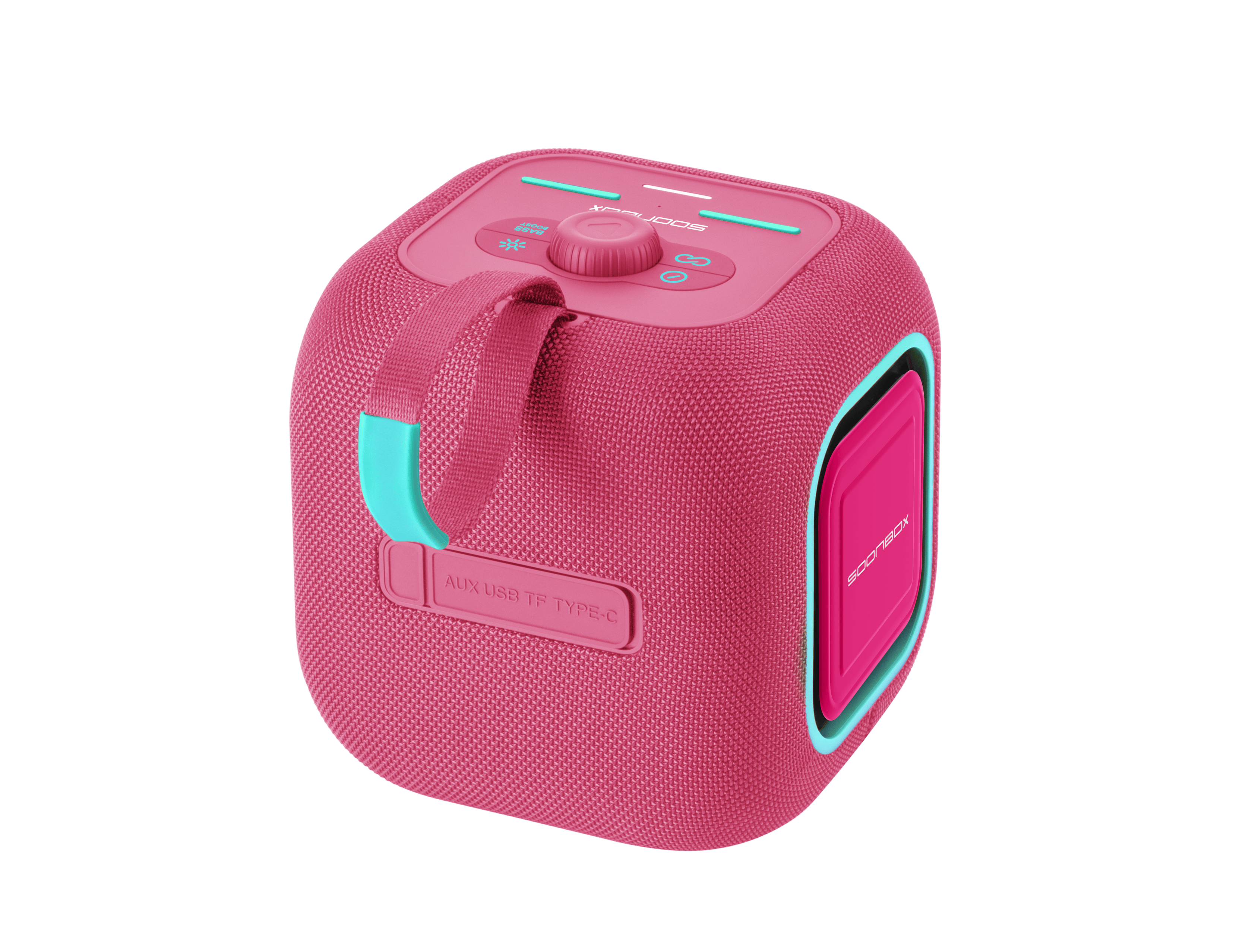 Prijenosni bluetooth zvučnik FM radio SOONBOX S3000MINI rozi