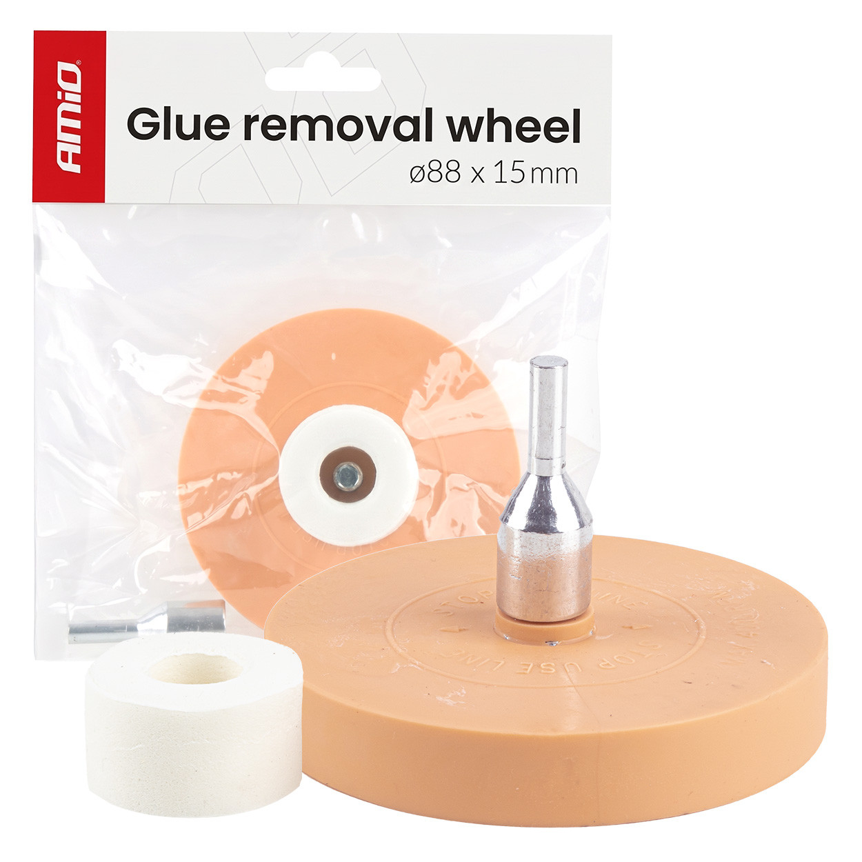 Gumeni disk za čišćenje ljepila za akku bušilicu  88mm AMIO