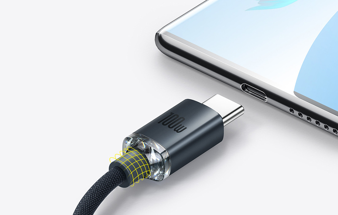 Kabal USB-A na USB-C BASEUS 2m crni omogućava brzo punjenje i prijenos podataka