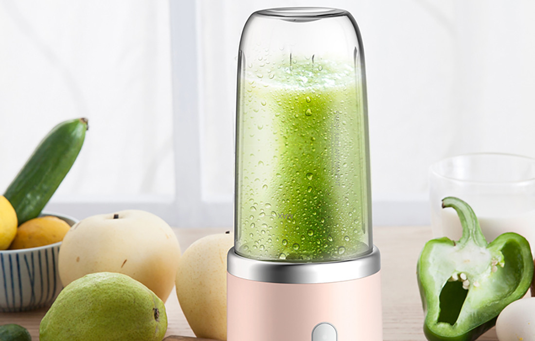 Prijenosni moćni blender DEERMA Juice NU05 rozi