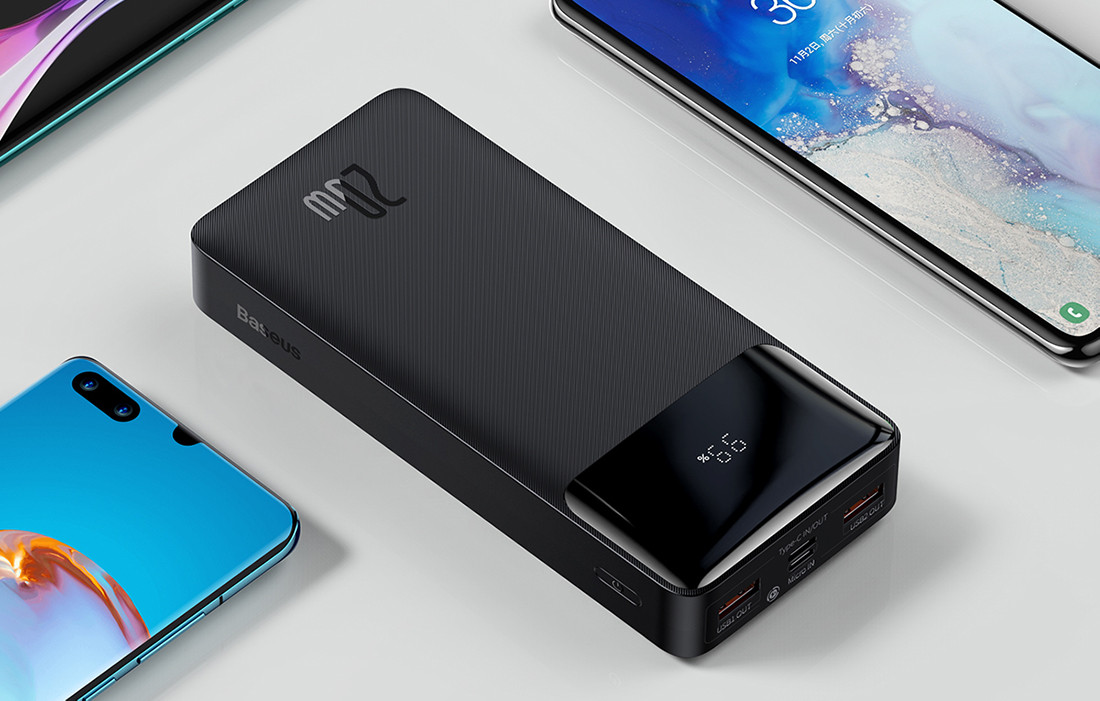 Powerbank BASEUS 30000mAh 20W, moderni dizajn
