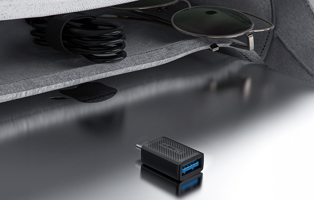 Adapter USB-A na USB-C ACEFAST J1 – kompaktan dizajn pogodan za putovanja