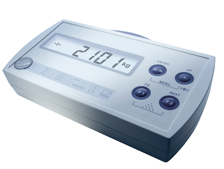 Vodootporni elektronski indikator za vaganje HBM WE2107M