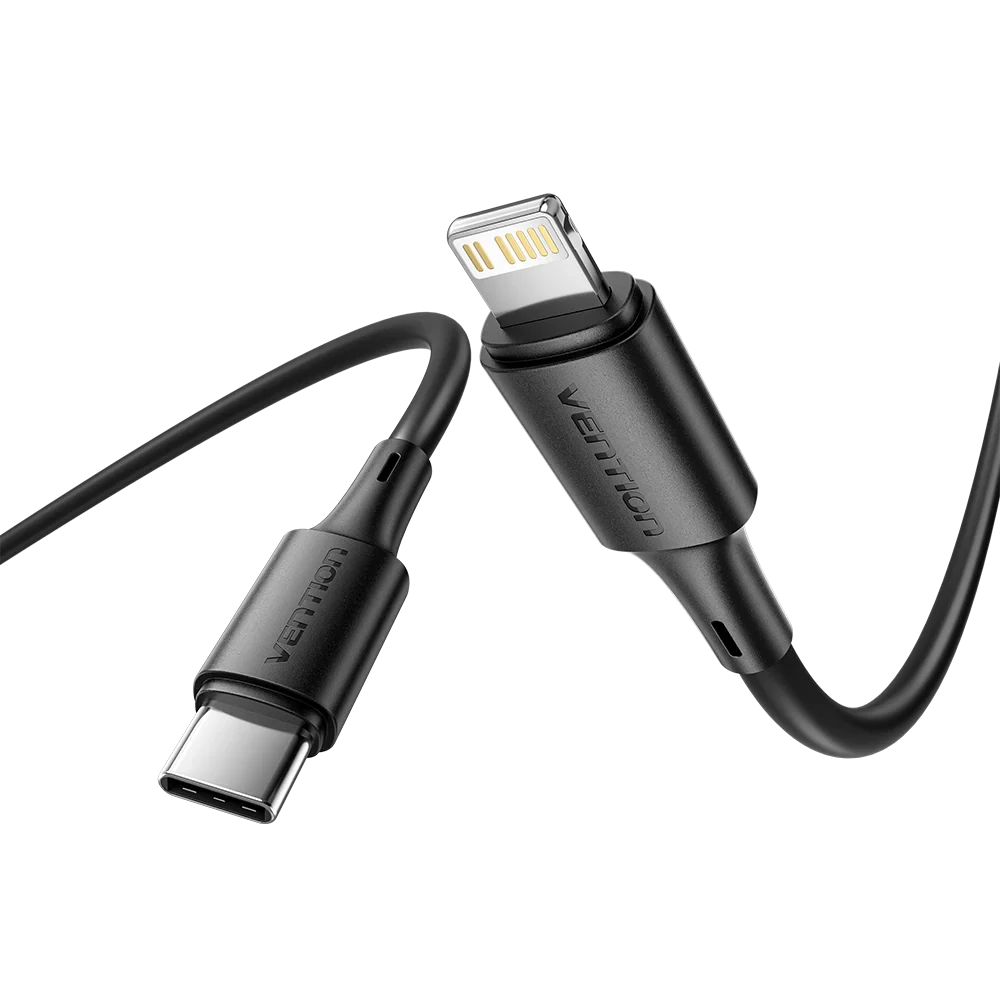 Kabal USB-C na Lightning  27W VENTION 0.25cm crni
