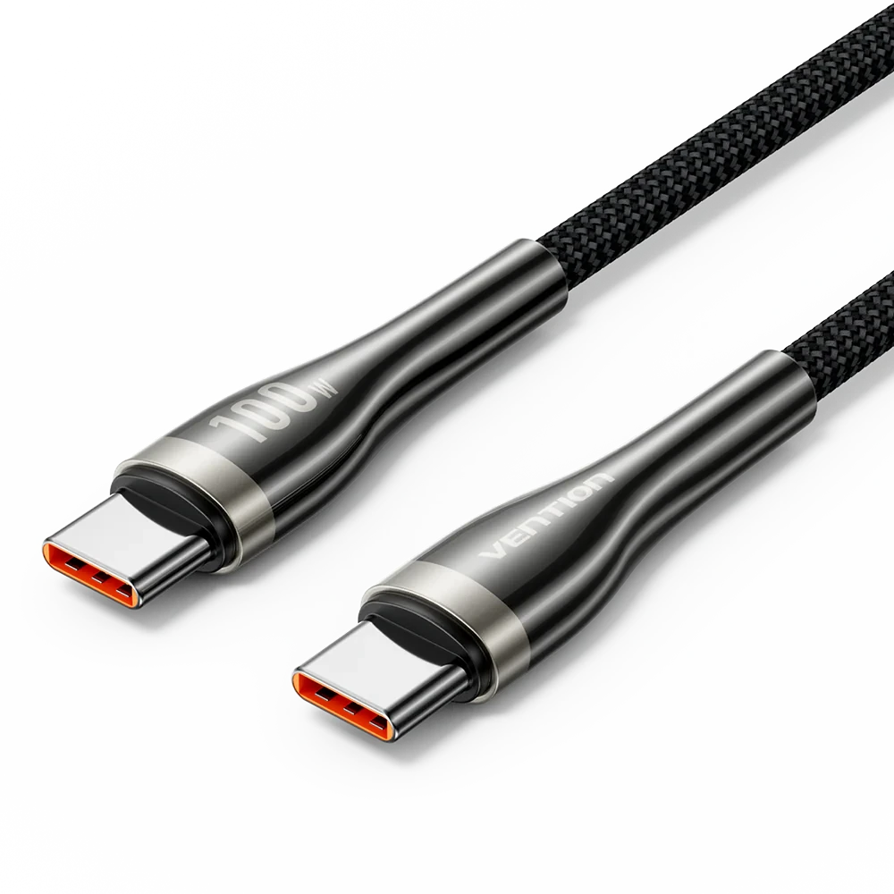 Kabal USB-C na USB-C 100W PD VENTION 1.2m crni