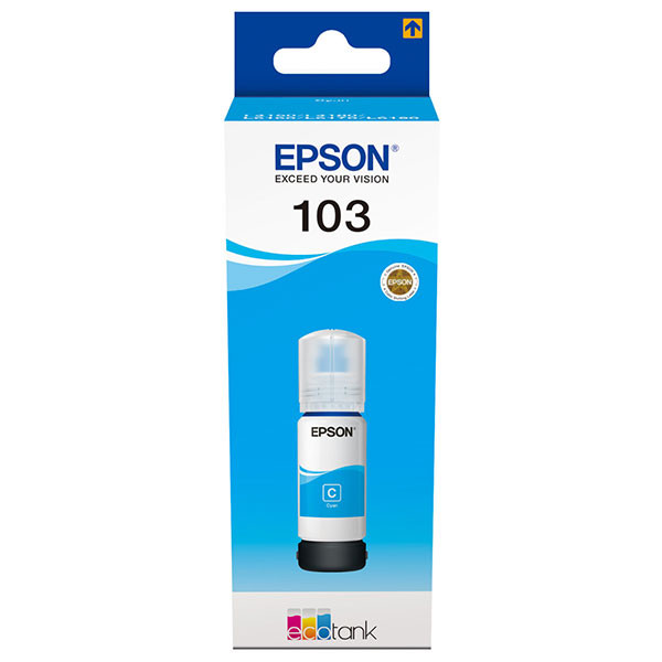 Tinta EPSON 103 EcoTank cyan C13T00S24A