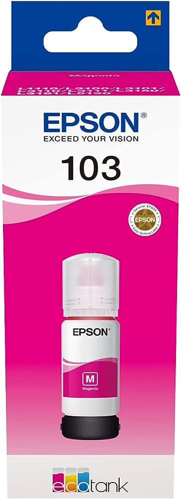 Tinta EPSON 103 EcoTank magenta C13T00S34A