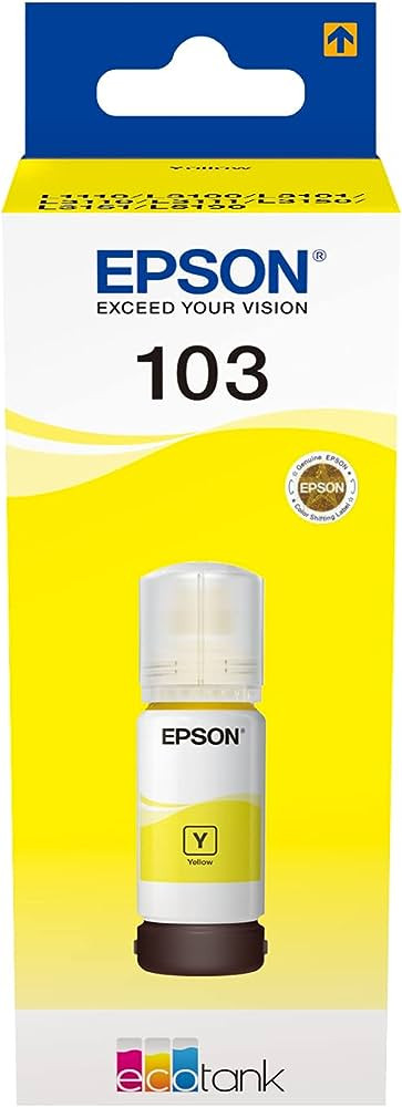 Tinta EPSON 103 EcoTank yellow C13T00S44A