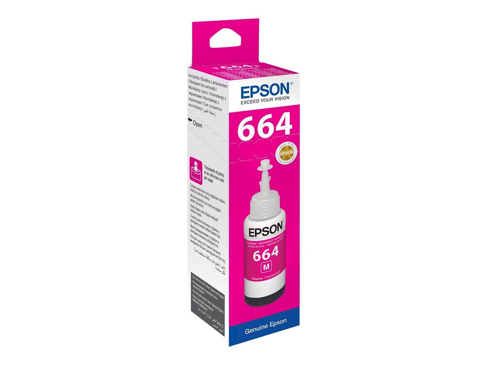 Tinta EPSON ITS T6643 EcoTank magenta