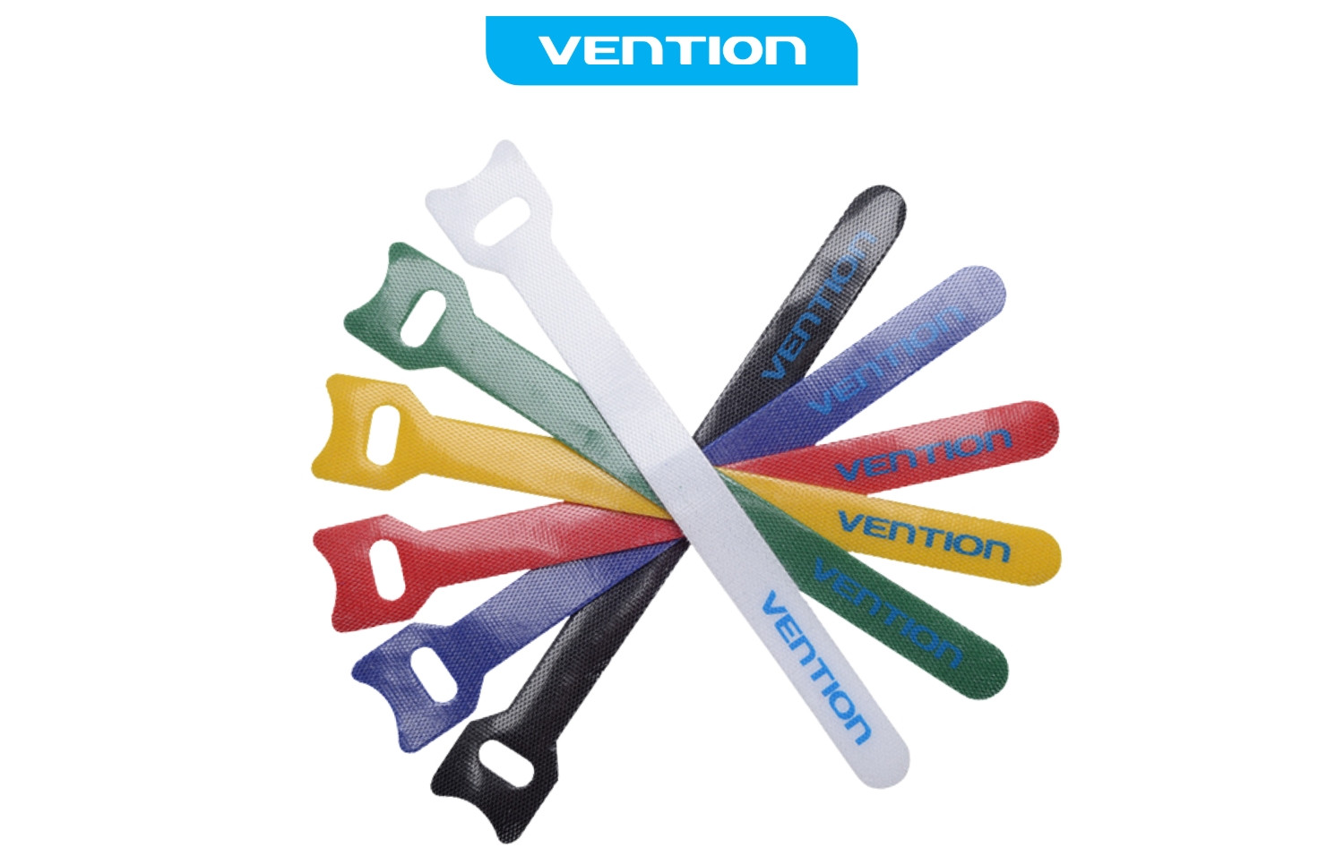 Organizator kablova čičak traka 6 boja 150x20mm VENTION