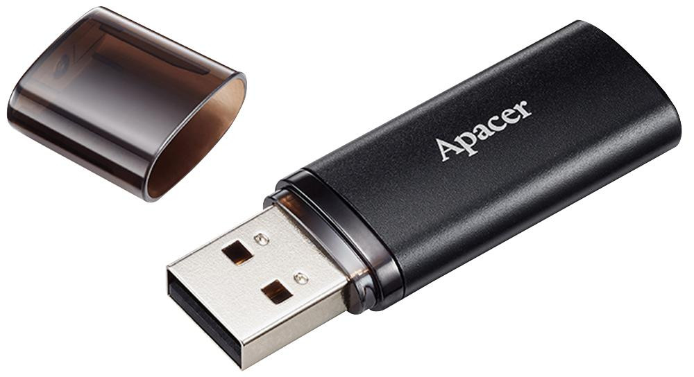USB stick flash drive 16GB APACER AH25B crni
