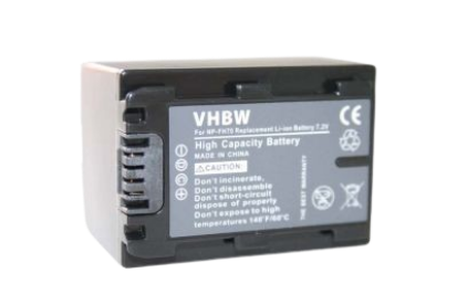 Baterija za video kameru Sony VHBW 7.2V 2000mAh