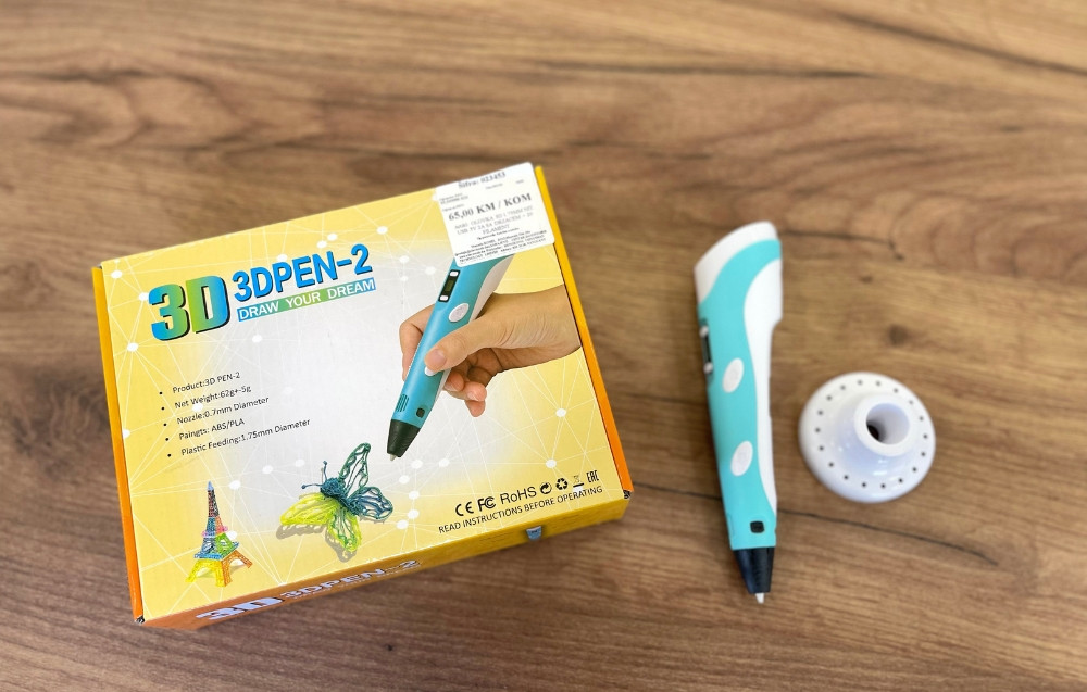 Kreativna punjiva 3D olovka sa filamentima i držačem