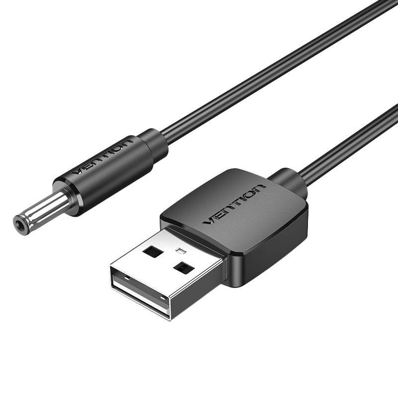 Kabal USB-A na DC 3.5mm VENTION 1m crni