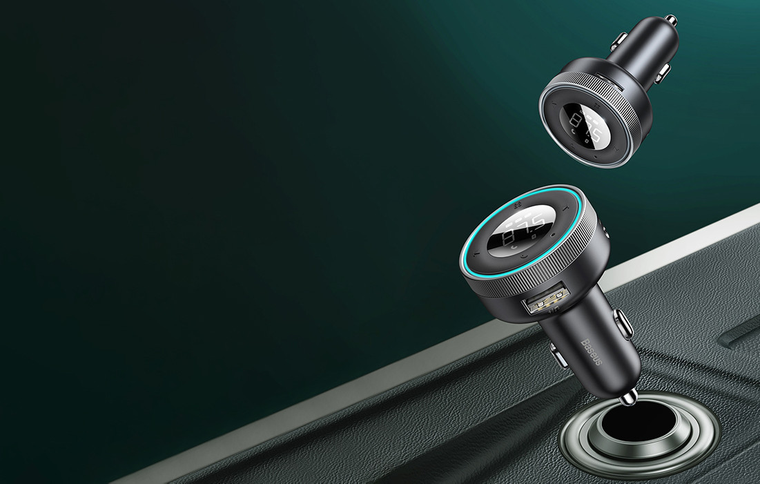Bluetooth FM transmiter BASEUS Enjoy, bluetooth 5.0