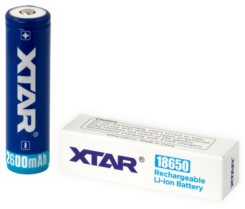 Punjiva baterija MR18650 XTAR 2600mAh