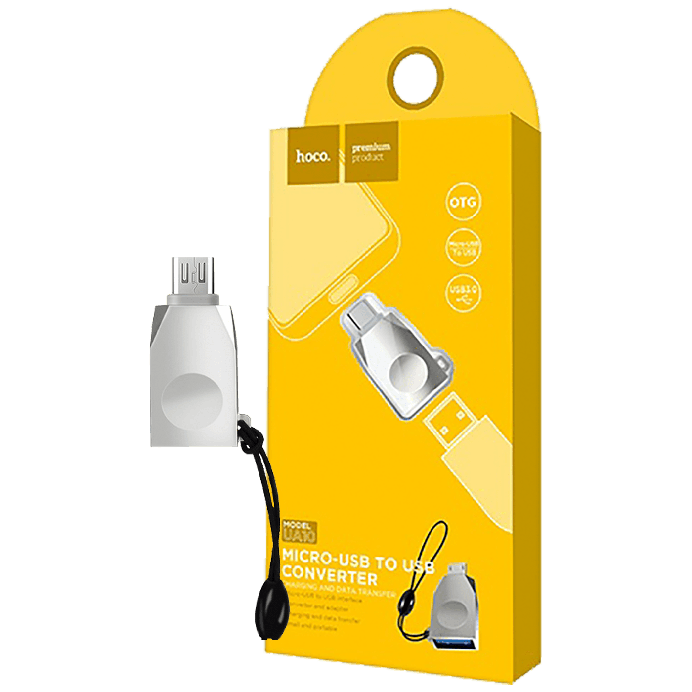 OTG adapter microUSB na USB-A HOCO