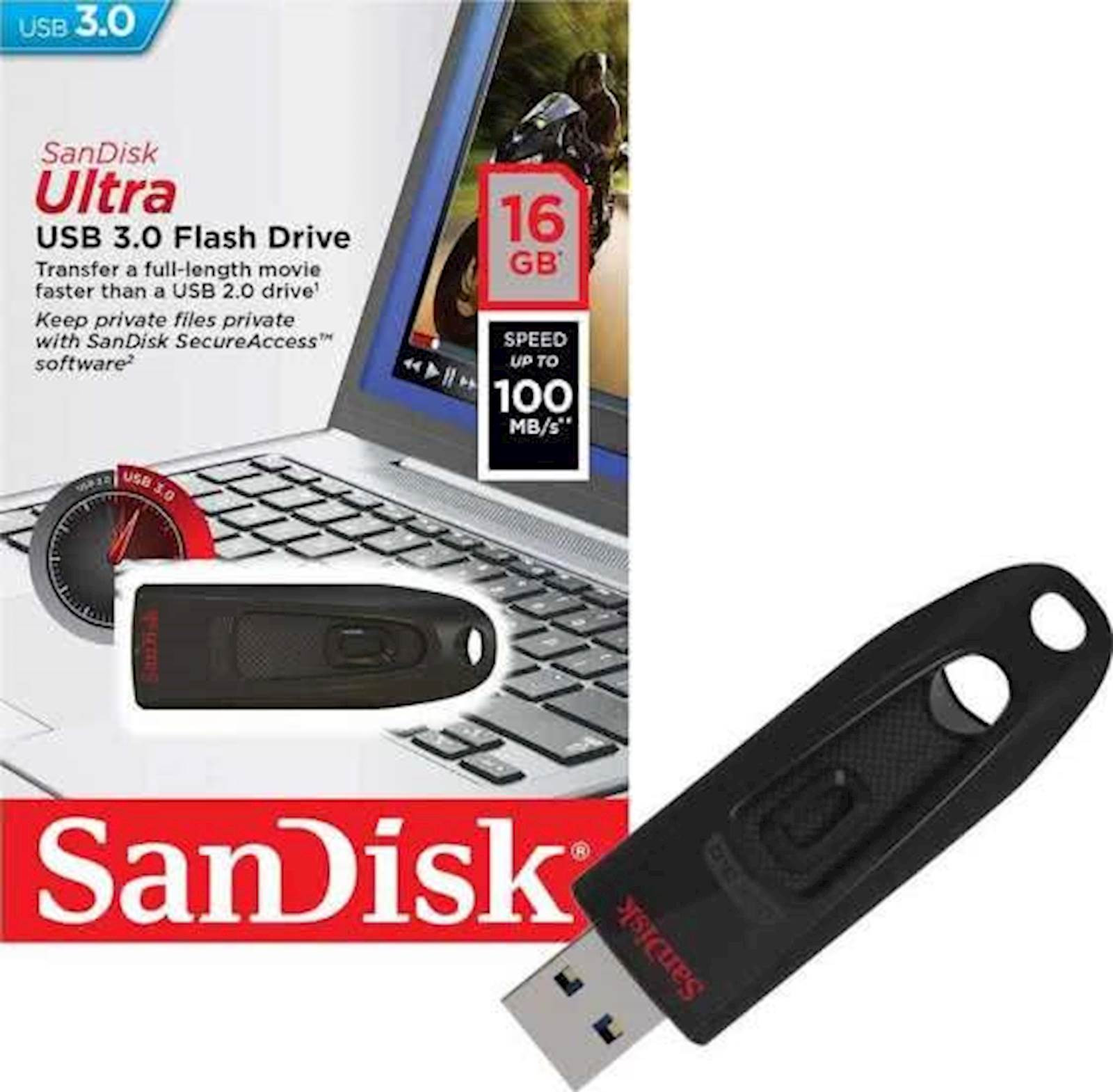 USB stick flash drive 16GB SANDISK