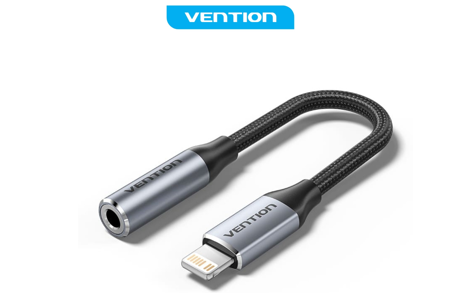 Adapter za slušalice Lightnig na.5mm VENTION 10cm