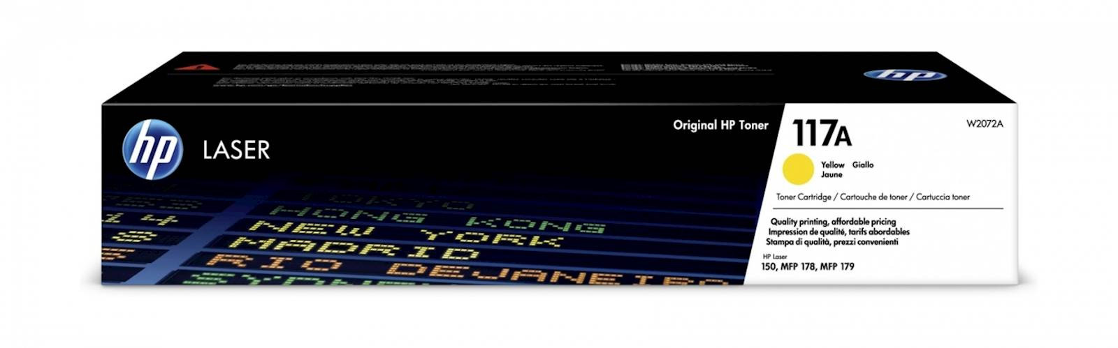 Toner HP 117A yellow