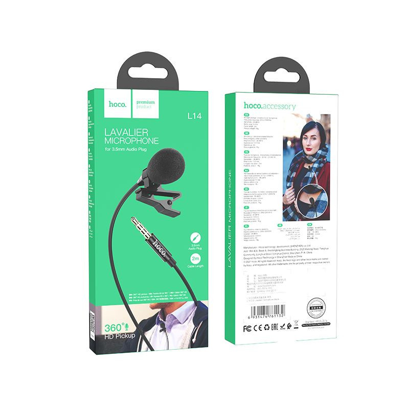 Mikrofon sa zakačkom 3.5mm HOCO L14
