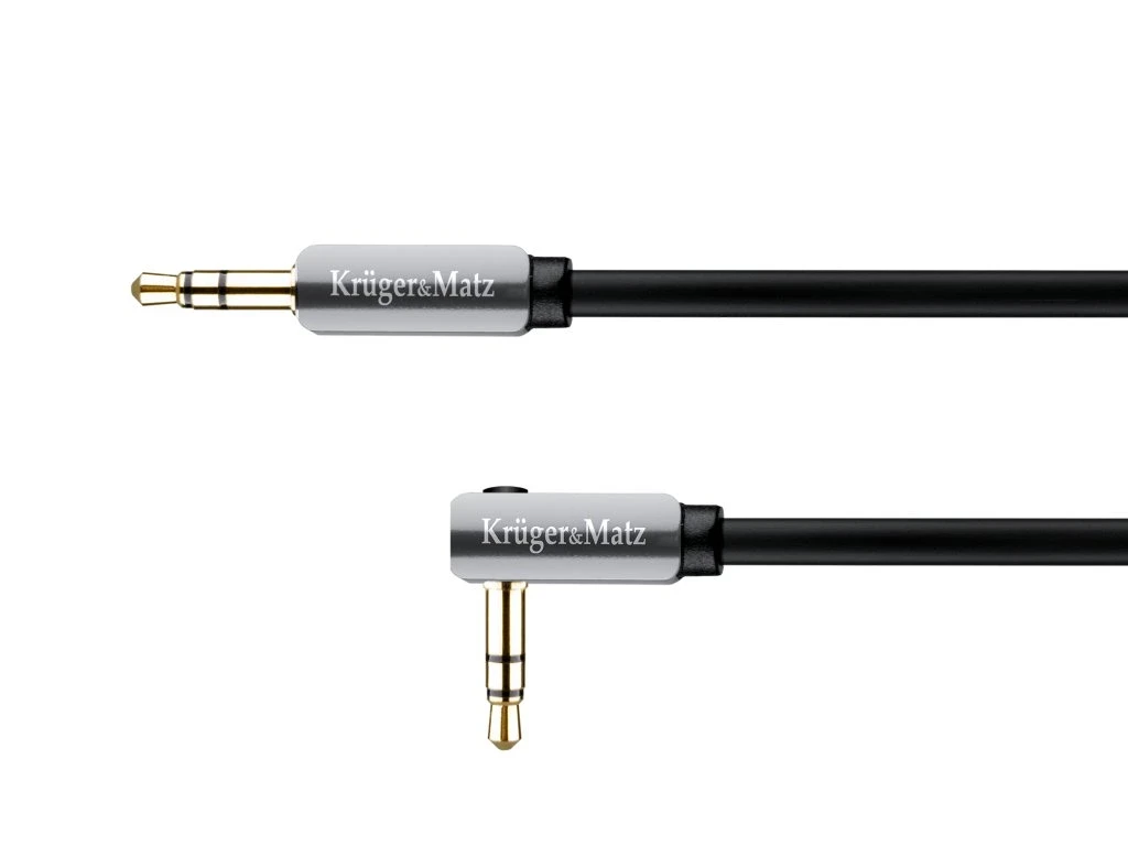Ugaoni AUX kabal 3.5mm KRUGER&MATZ 1m KM0312