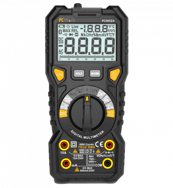 Digitalni multimetar PC WORK PCW01B