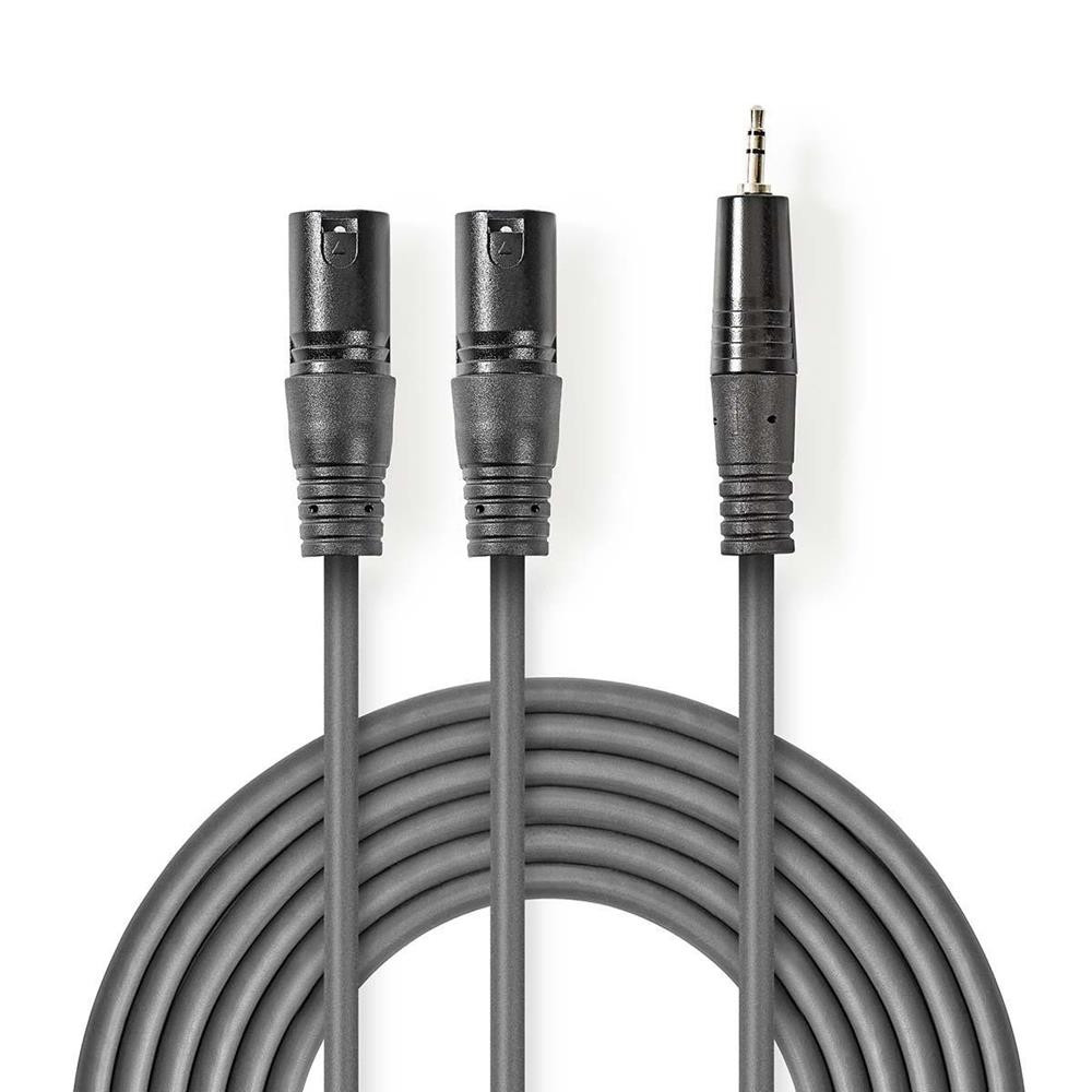 Mikrofonski kabal NEDIS 2xXLR na 3.5mm