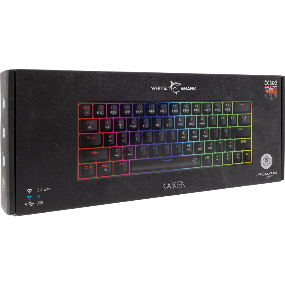 Gaming tastatura WHITE SHARKGK-003112 Kaiken