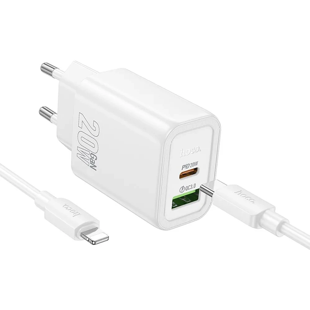 Punjač i kabal HOVO N61 USB-A USB-C na Lightning  20W