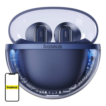 Bežične bluetooth slušalice BASEUS TWS Bowie E5X plave