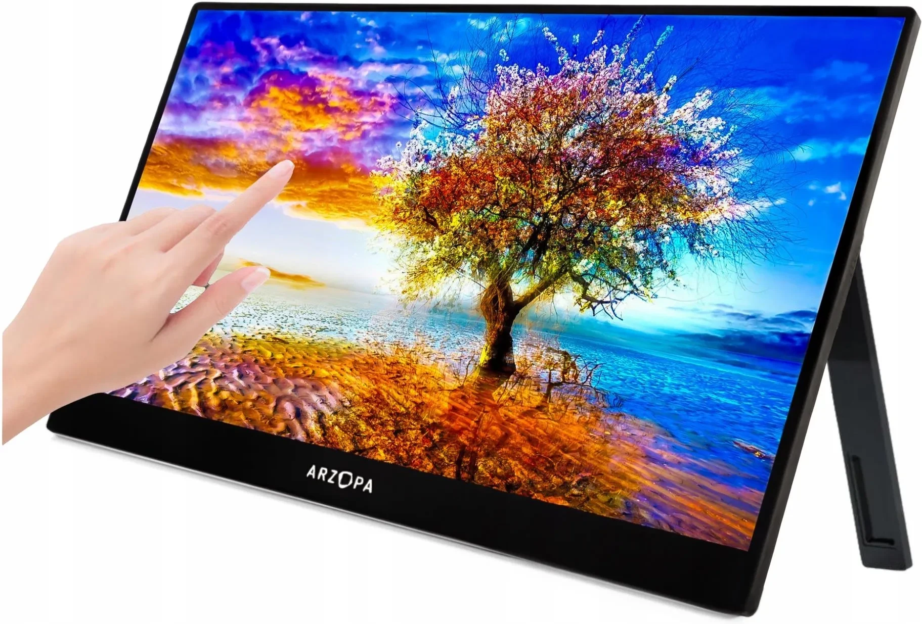 Prijenosni touchscreen monitor sa stalkom ARZOPA A1T 15.6" FULL HD