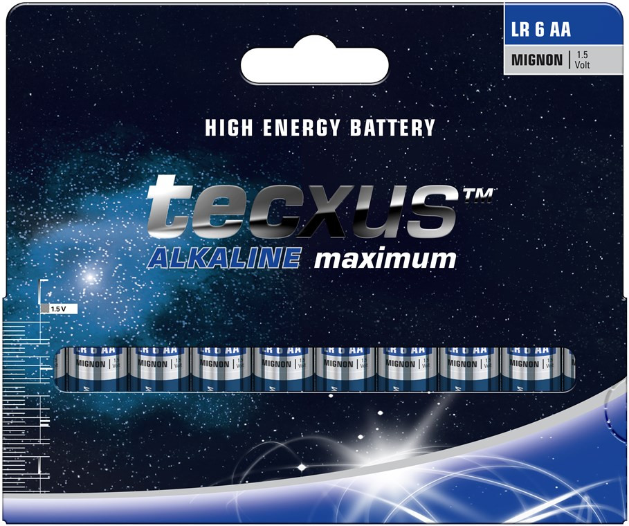 Baterija alkalna AA 1.5V TECXUS Long Life SET 10/1