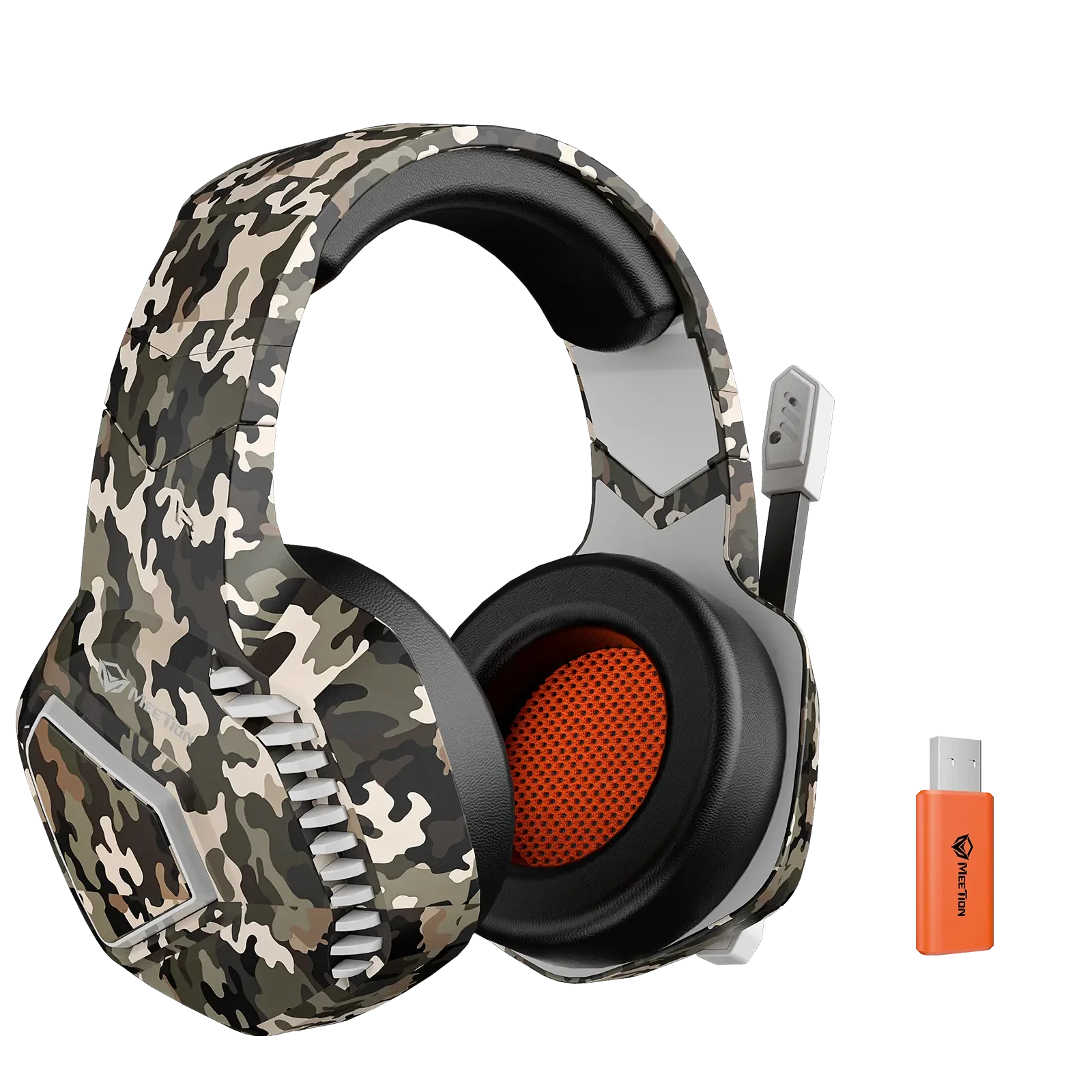 Bežične bluetooth gaming slušalice MEETION BTH014 maskirne