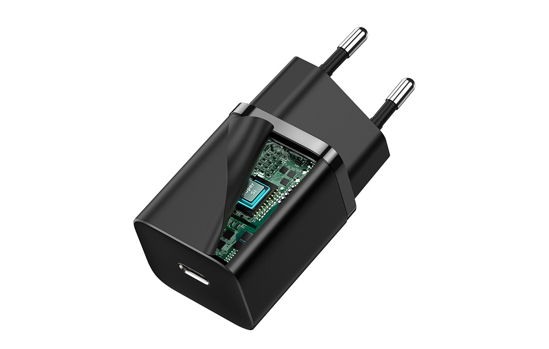 Punjač BASEUS USB-C 30W, osigurava sigurnost korisnika
