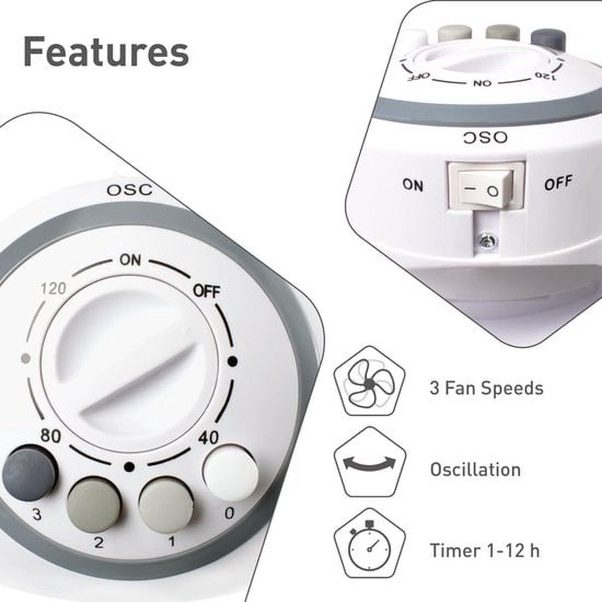 Stupni ventilator SUNTEC COOLBREEZE 7400TV bijeli