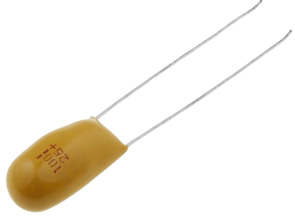 Kondenzator 100uF 25VDC