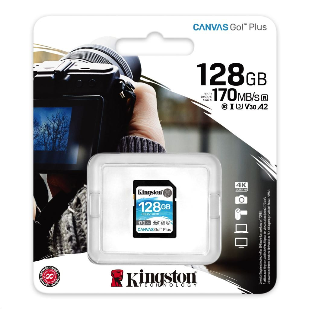 Memorijska kartica KINGSTON SD 128GB SDXC CANVAS GO PLUS