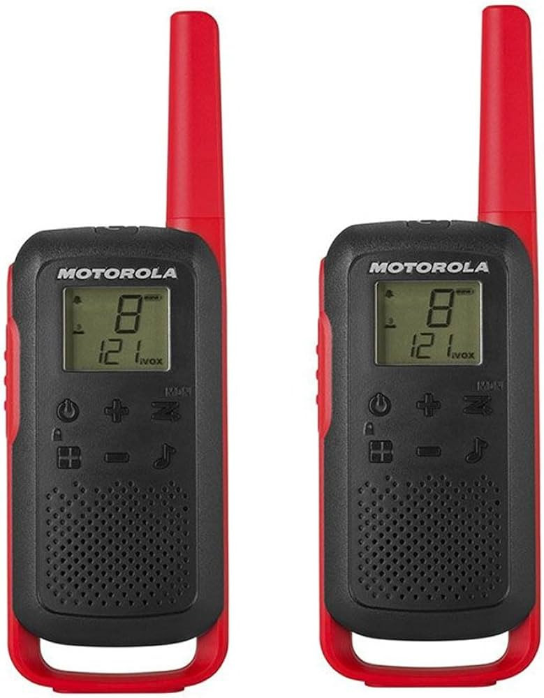 Radio stanice MOTOROLA walkie talkies T62 set 2/1 crveni