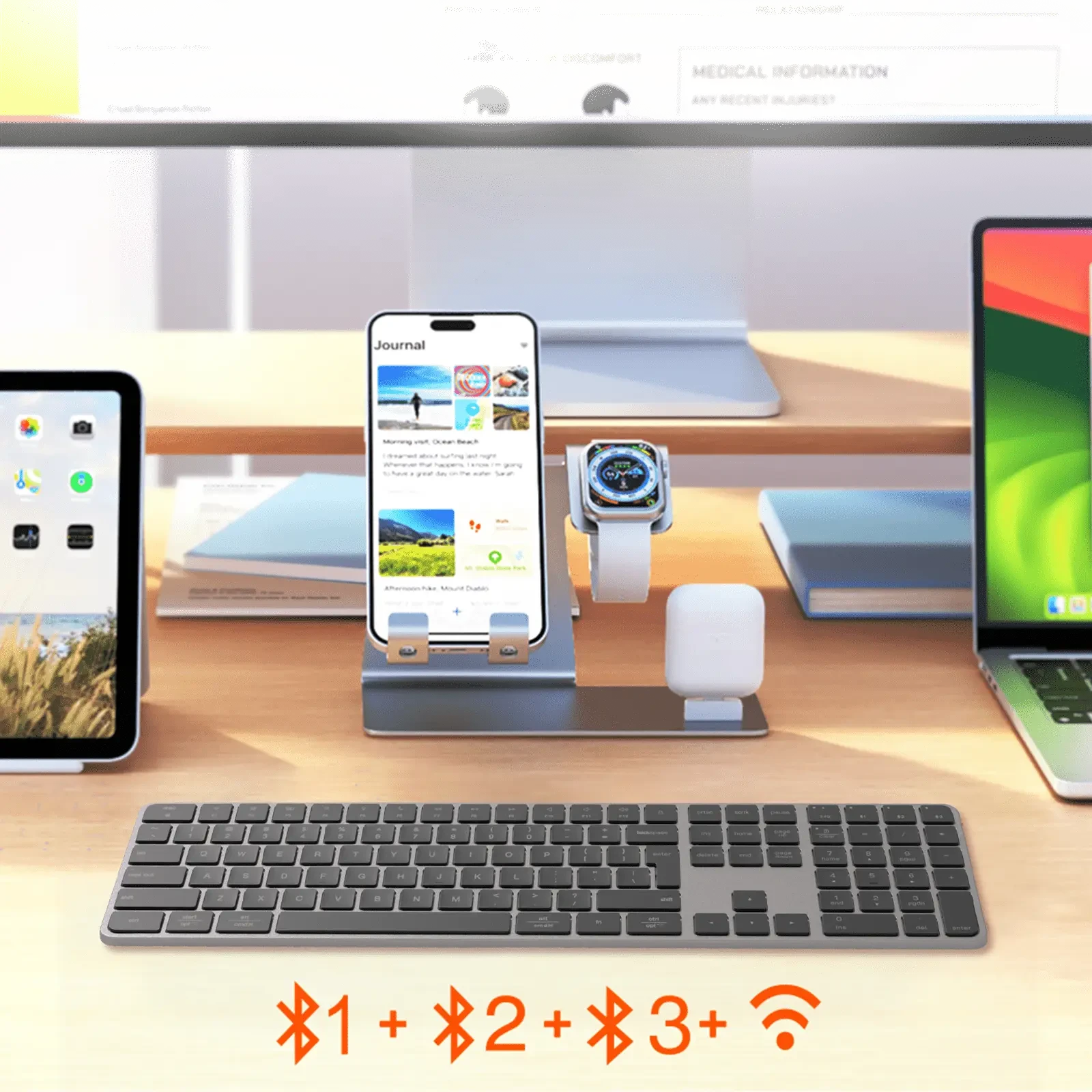 Moderna bežična bluetooth tastatura MEETION K230MW