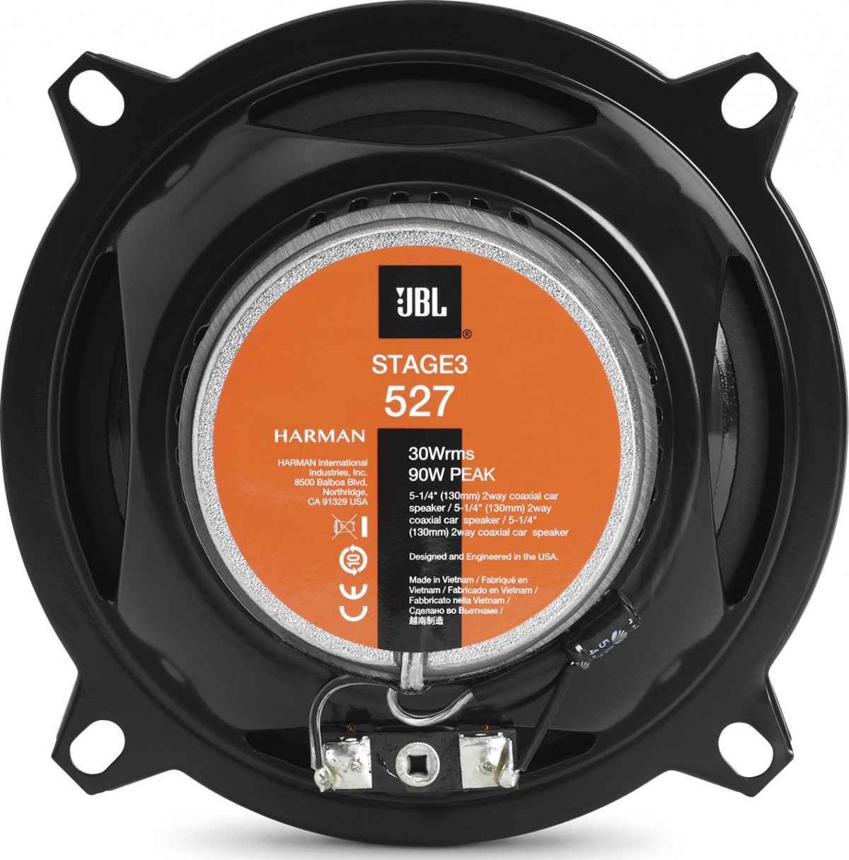 Auto zvučnici 13cm 200W JBL STAGE3 527 - slika 4