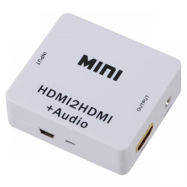 Konverter mini HDMI na HDMI audio