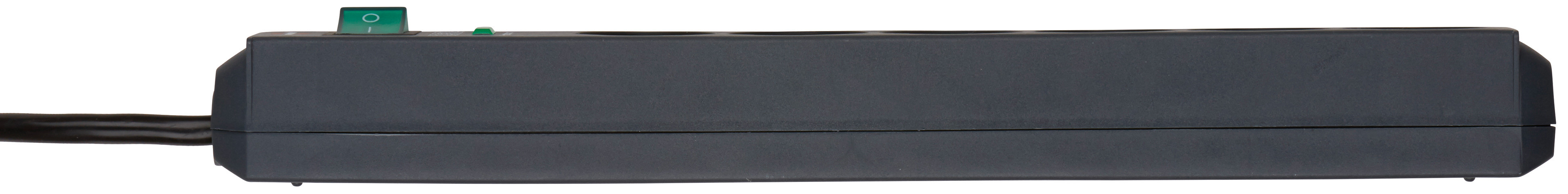 Produžni kabal sa  6 utičnica i prenaponskom zaštitom BRENNENSTUHL  Eco-Line 5m antracit