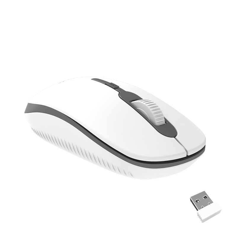 Bežični optički miš MEETION R547 bijelo-sivi