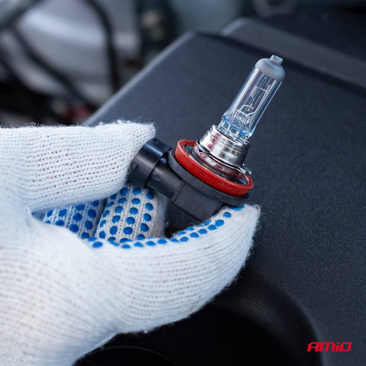 Auto sijalica halogena H15 super bijela AMIO