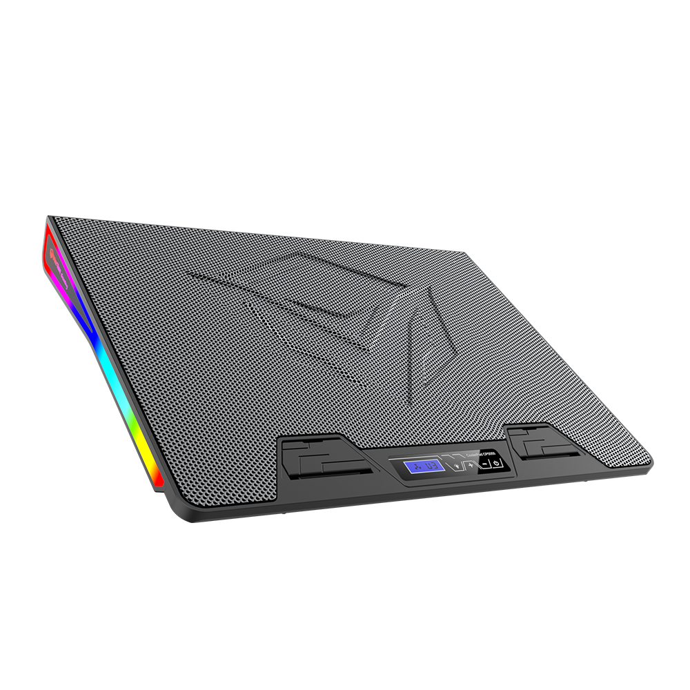 RGB rashladni stalak za laptop do 19" sa velikim ventilatorom MEETION CP5050