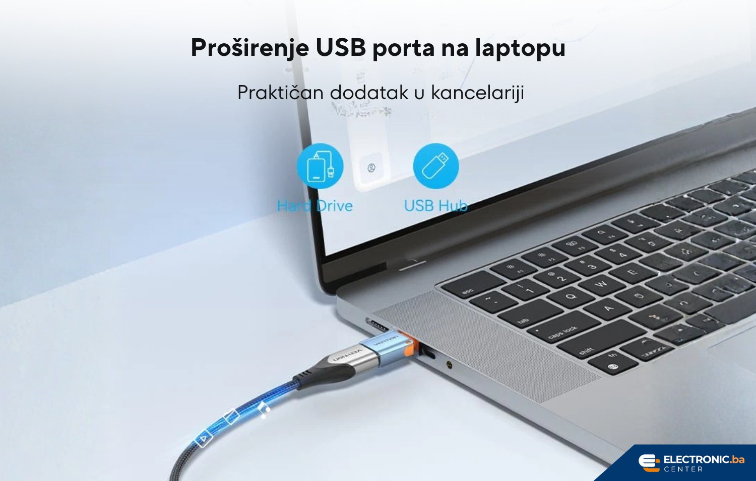 OTG adapter USB-A na USB-C 3.1 VENTION