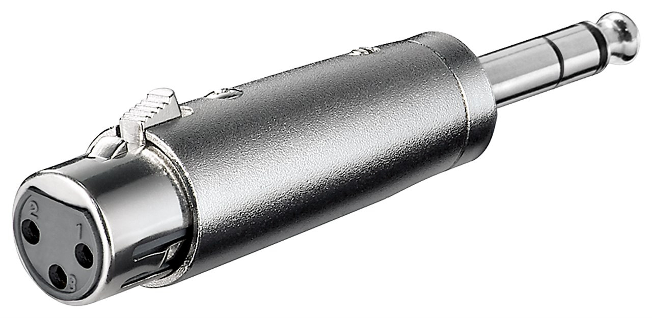 Audio adapter XLR 3 PIN na 6.35mm stereo Ž/M